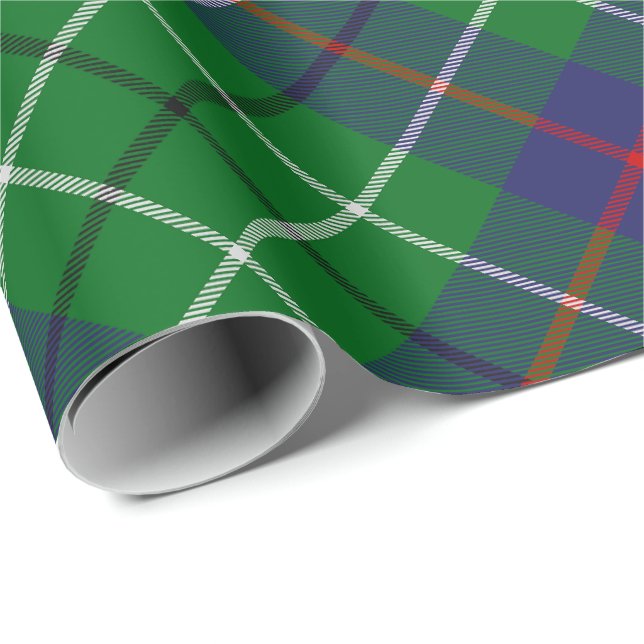 Duncan Clan Tartan Presentpapper (Rullad Hörn)