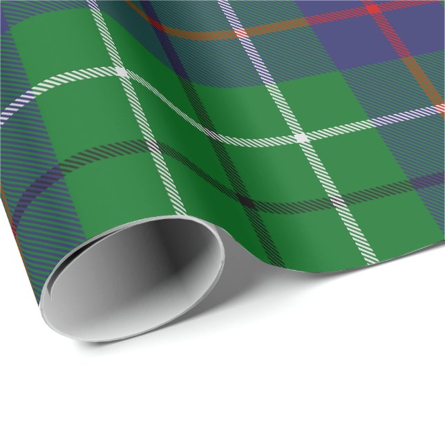 Duncan Clan Tartan Presentpapper (Rullad Hörn)