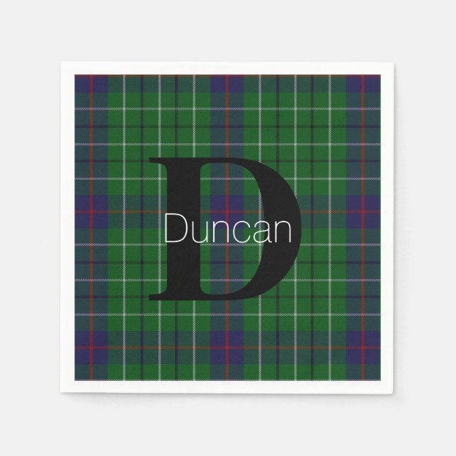 Duncan Klan Play Monogram Papper Napkins Pappersservett (Framsidan)