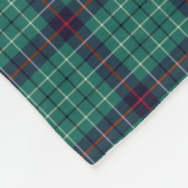 Duncan Klan Turcos och Royal Blue Modern Tartan Fleecefilt