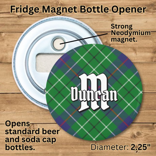 Duncan-klanens Tartan Flasköppnare (Skapare uppladdad)