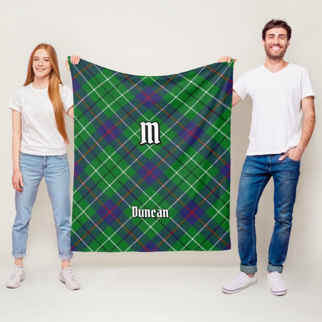 Duncan-klanens tartan fleecefilt (På plats)
