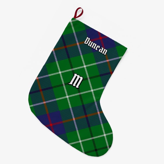 Duncan-klanens Tartan Stor Julstrumpa (Framsidan (Hängande))