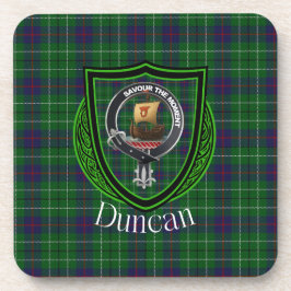 Duncan Scottish Klan Tartan & Vapensköld Underlägg