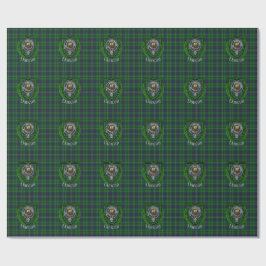 Duncan skotsk klan tartan och vapensköld presentpapper