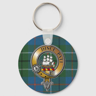 Duncan Tartan & Badge Nyckelring
