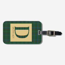Duncan Tartan Monogram D