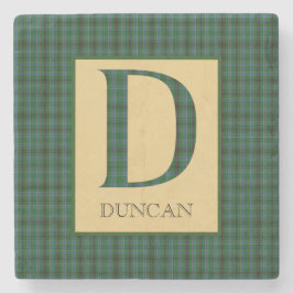 Duncan Tartan Monogram D Stenunderlägg