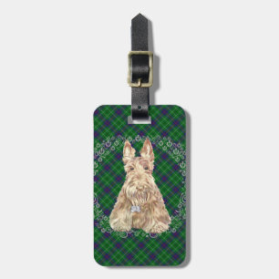 Duncan Tartan Scottie Bagagebricka