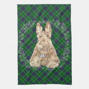 Duncan Tartan Scottie Kökshandduk