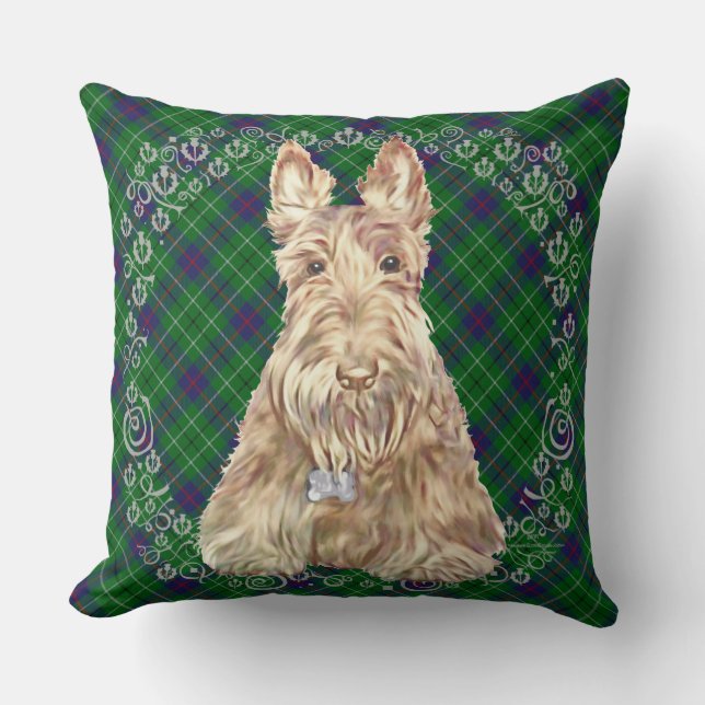 Duncan Tartan Scottie Kudde (Framsida)