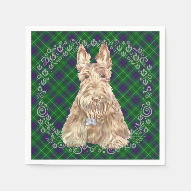 Duncan Tartan Scottie Pappersservett (Framsidan)