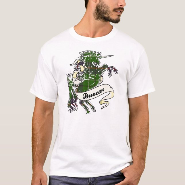 Duncan TartanUnicorn T-shirt (Framsida)