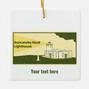 Duncansby Head Lighthouse Julgransprydnad Keramik