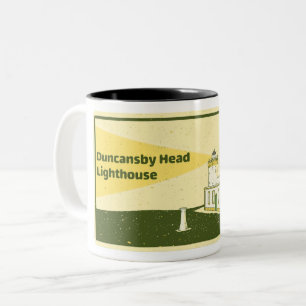 Duncansby Head Lighthouse Två-Tonad Mugg