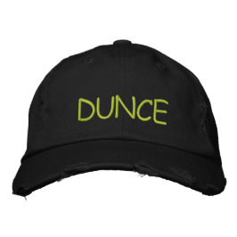 Dunce Embroized Cap Broderad Keps