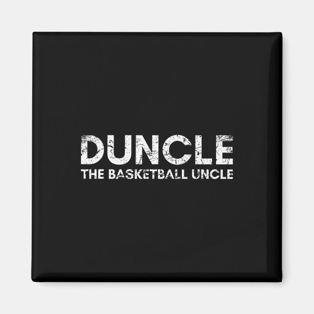 Duncle Basketball farbror Magnet (Framsidan)