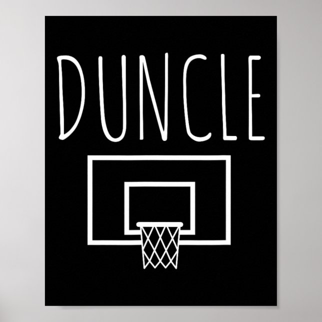 Duncle Roligt Basketball farbror Poster (Framsidan)