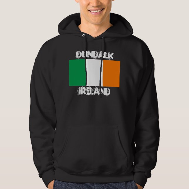 Dundalk, Irland med Irish flagga Munkjacka (Framsida)