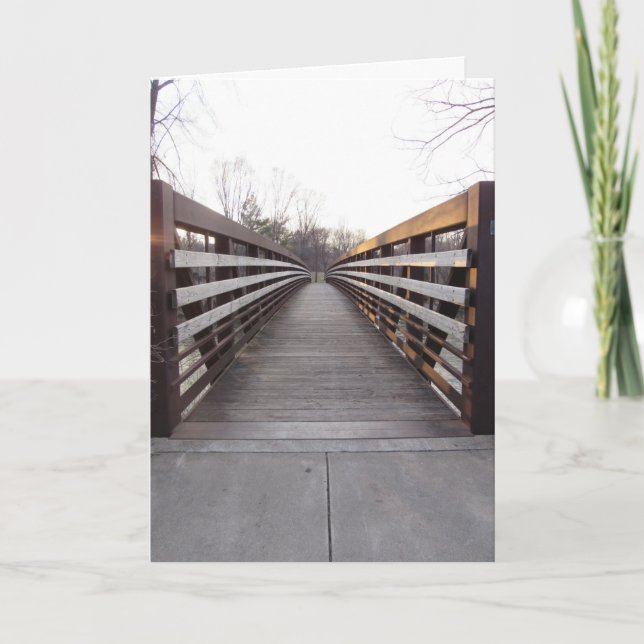 "Dundas Bridge vid Sunset" gratulationskort nr 2 Kort (Framsida)