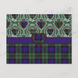 Dundas Scottish tartan Vykort