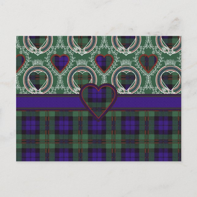 Dundas Scottish tartan Vykort (Framsida)