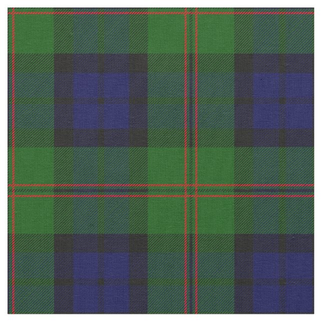 Dundas Tartantryck Tyg (Närbild)