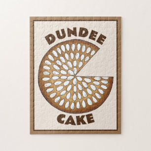 Dundee Cake Scotland Scottish Food Fruit Cake Pussel