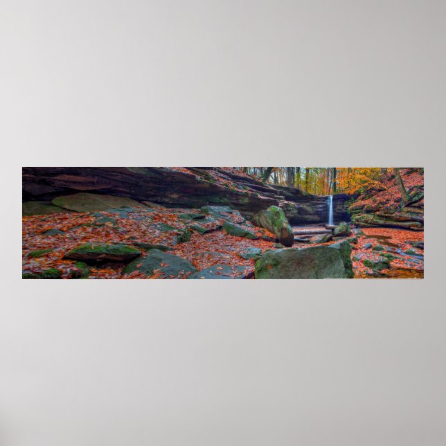 Dundee Falls in Autumn, Ohio Poster (Framsidan)