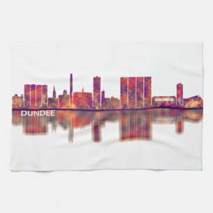 Dundee Scotland Skyline Kökshandduk