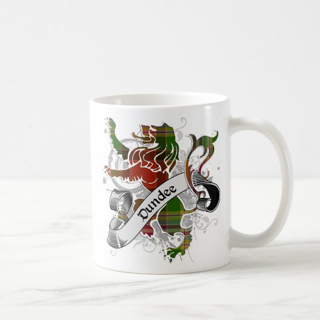 Dundee Tartan Lejonare Kaffemugg (Höger)