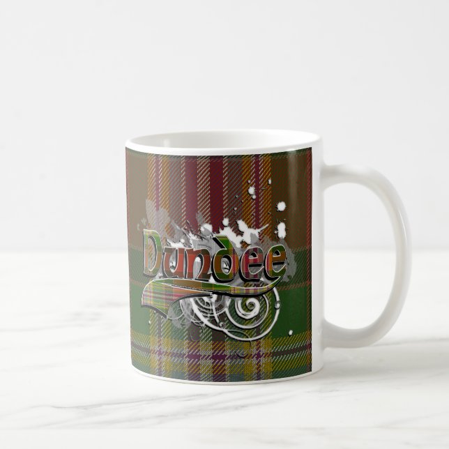 Dundee TartanGrunge Kaffemugg (Höger)