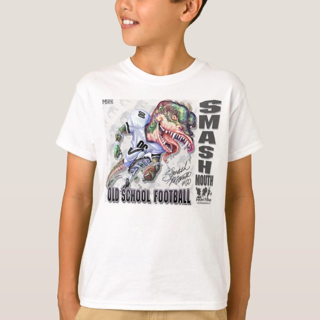 Dundersuccé-Mun Dinosaurfotboll T-shirt (Framsida)