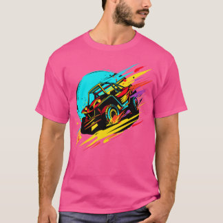 Dune Buggy Älskare Buggy Pride Sand Tävla Sand Rai T Shirt