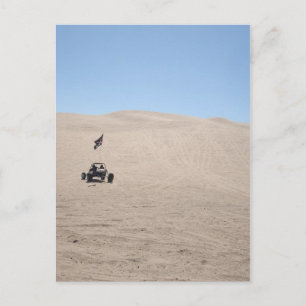 Dune Buggy i Sand Vykort