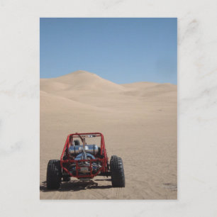 Dune Buggy i Sand Vykort