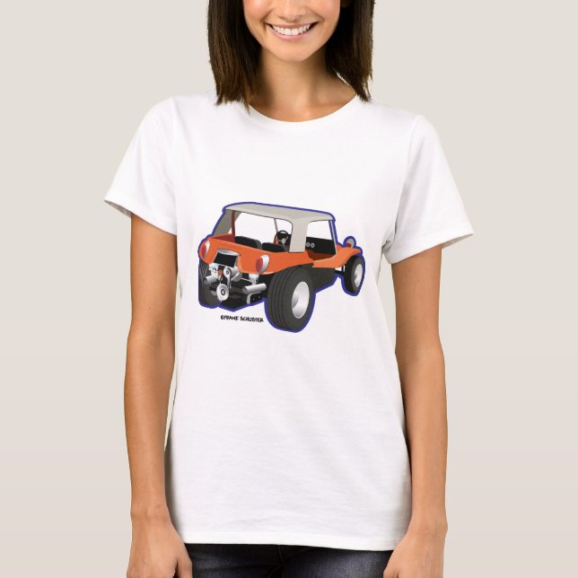 Dune Buggy Manx Tee Shirt (Framsida)