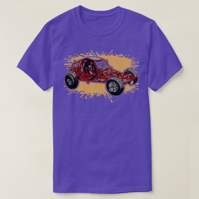 Dune Buggy Off Road Sand Rail 4x4 T Shirt (Design framsida)