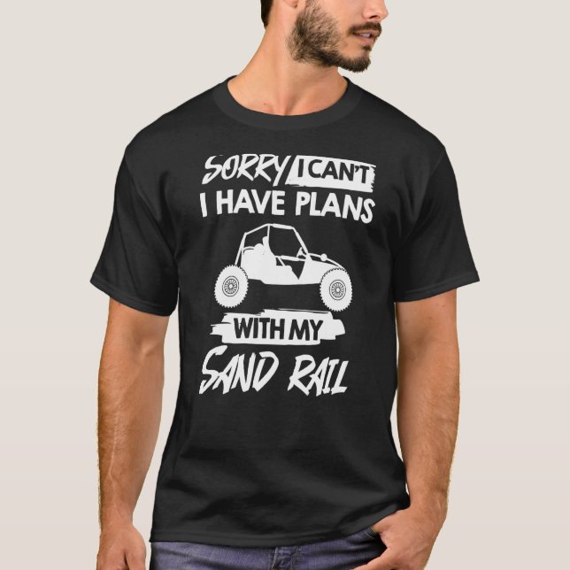 Dune Buggy Sand Rail Car Tävla Beach Desert Rc Dr. T Shirt (Framsida)