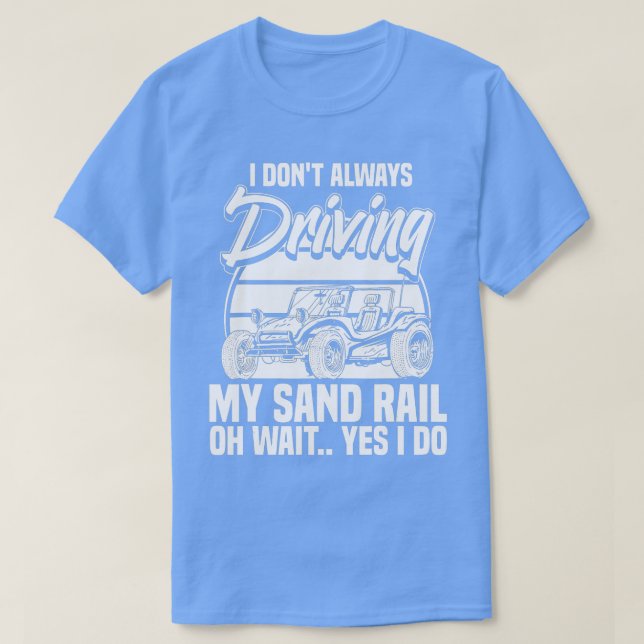 Dune Buggy Sand Rail Car Tävla Beach Desert Rc Dr. T Shirt (Design framsida)