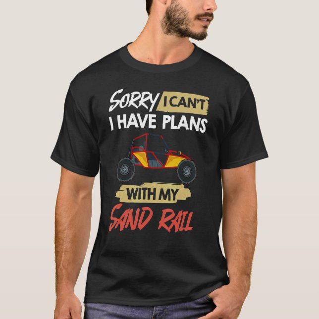 Dune Buggy Sand Rail Car Tävla Beach Desert Rc Dr. T Shirt (Framsida)
