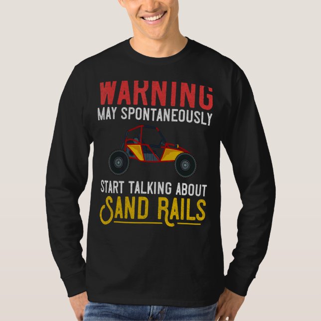 Dune Buggy Sand Rail Car Tävla Beach Desert Rc Dr. T Shirt (Framsida)