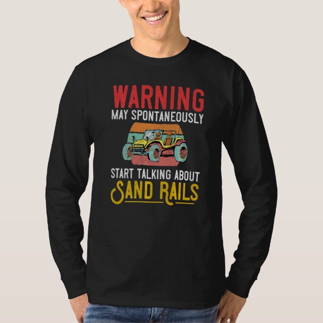 Dune Buggy Sand Rail Car Tävla Beach Desert Rc Dr. T Shirt (Framsida)