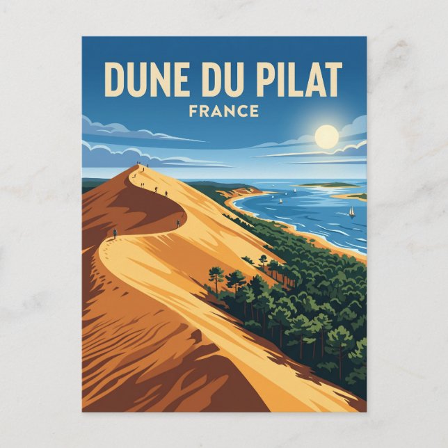 Dune du Pilat Frankrike Vykort (Framsida)