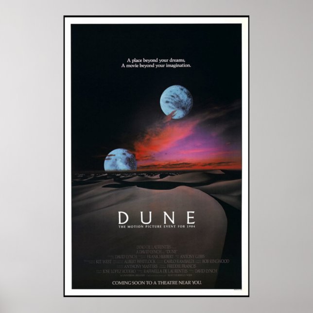 Dune-film Poster (Framsidan)