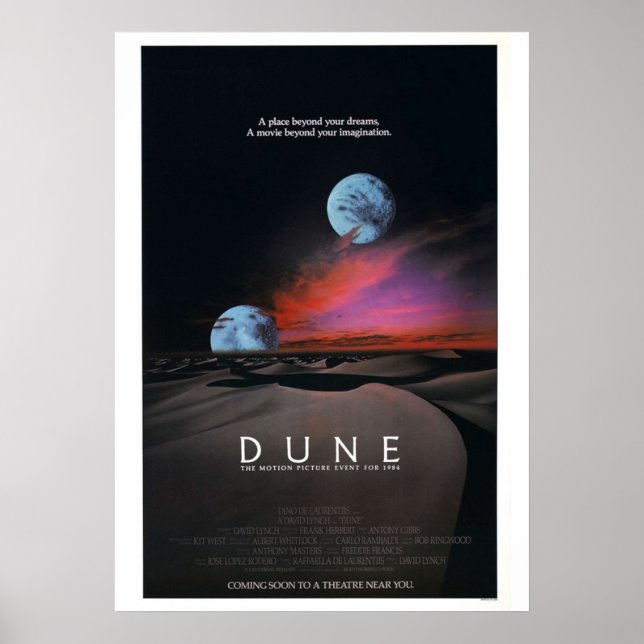 Dune-film Poster (Framsidan)
