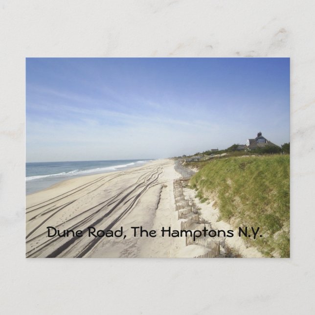Dune Road, Hampton N.Y. Vykort (Framsida)