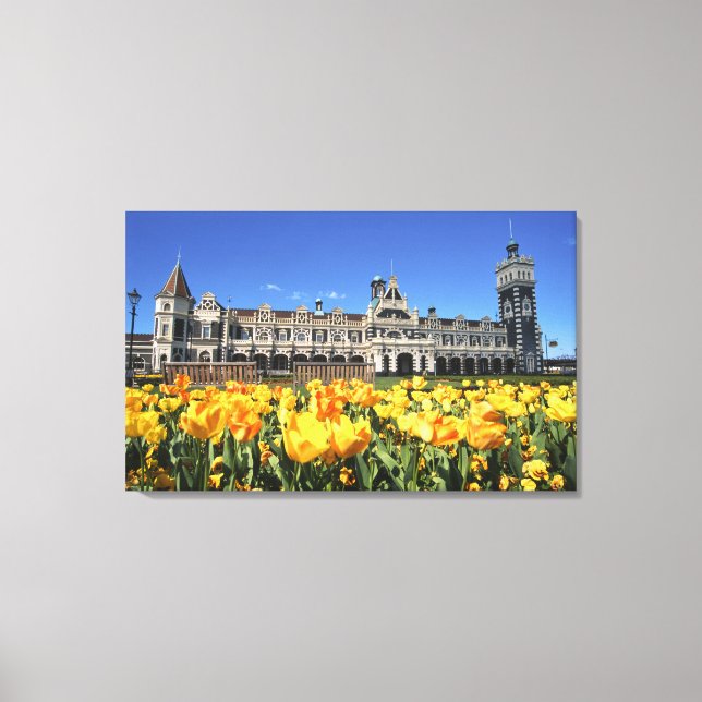 Dunedin järnvägsstation canvastryck (Framsida)