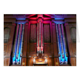Dunedin Town Hall pipe organ Hälsningskort