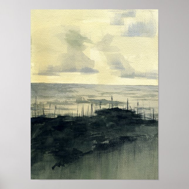 Dunes After the Storm Poster (Framsidan)